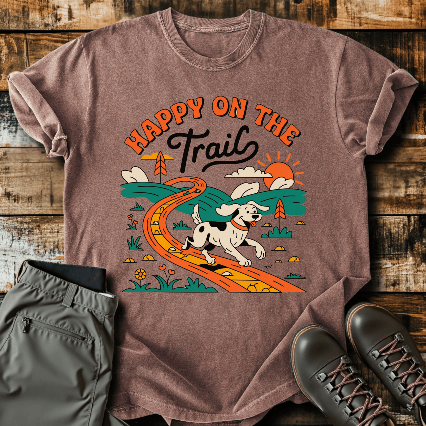 Happy On The Trail T-shirt