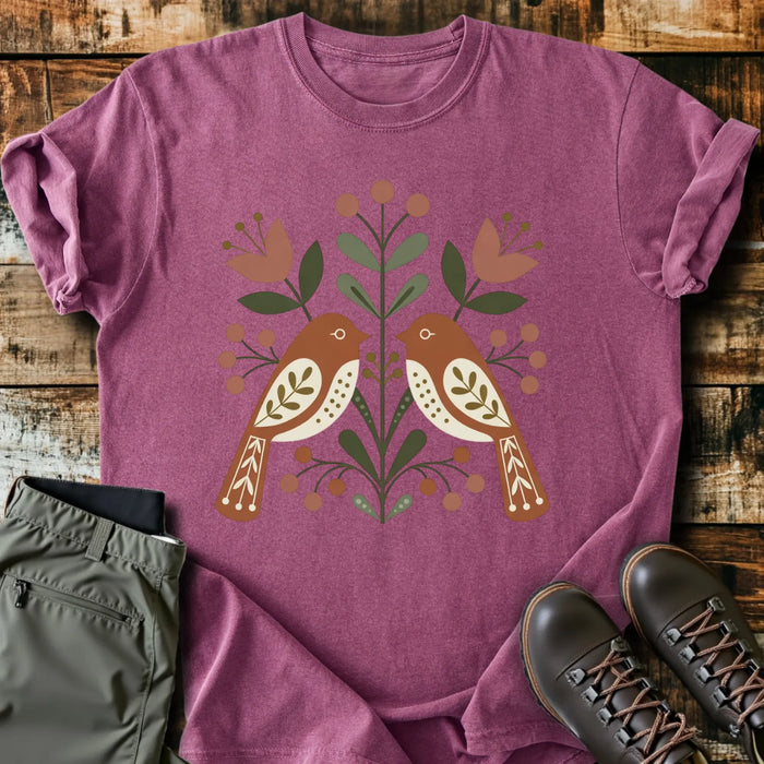 Floral Birds T-Shirt