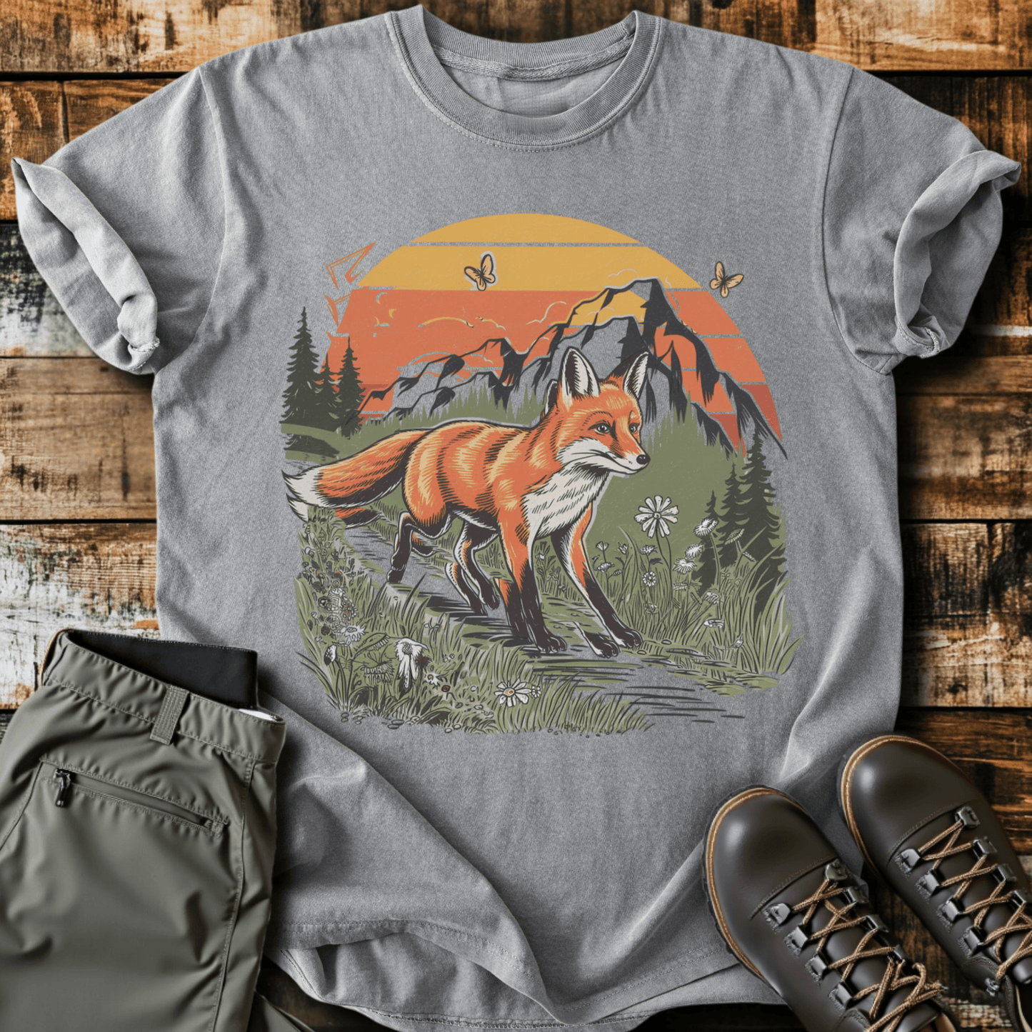 Retro Fox T-shirt