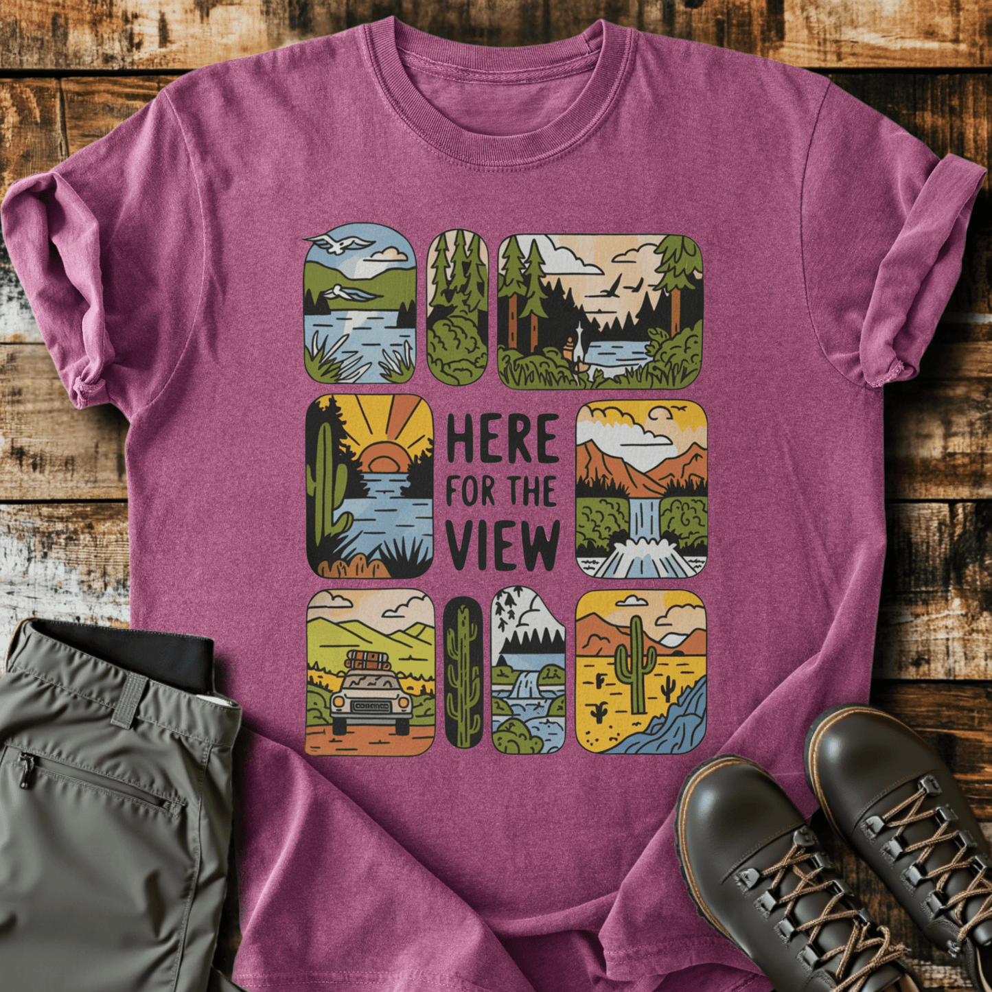 Here For The View T-shirt