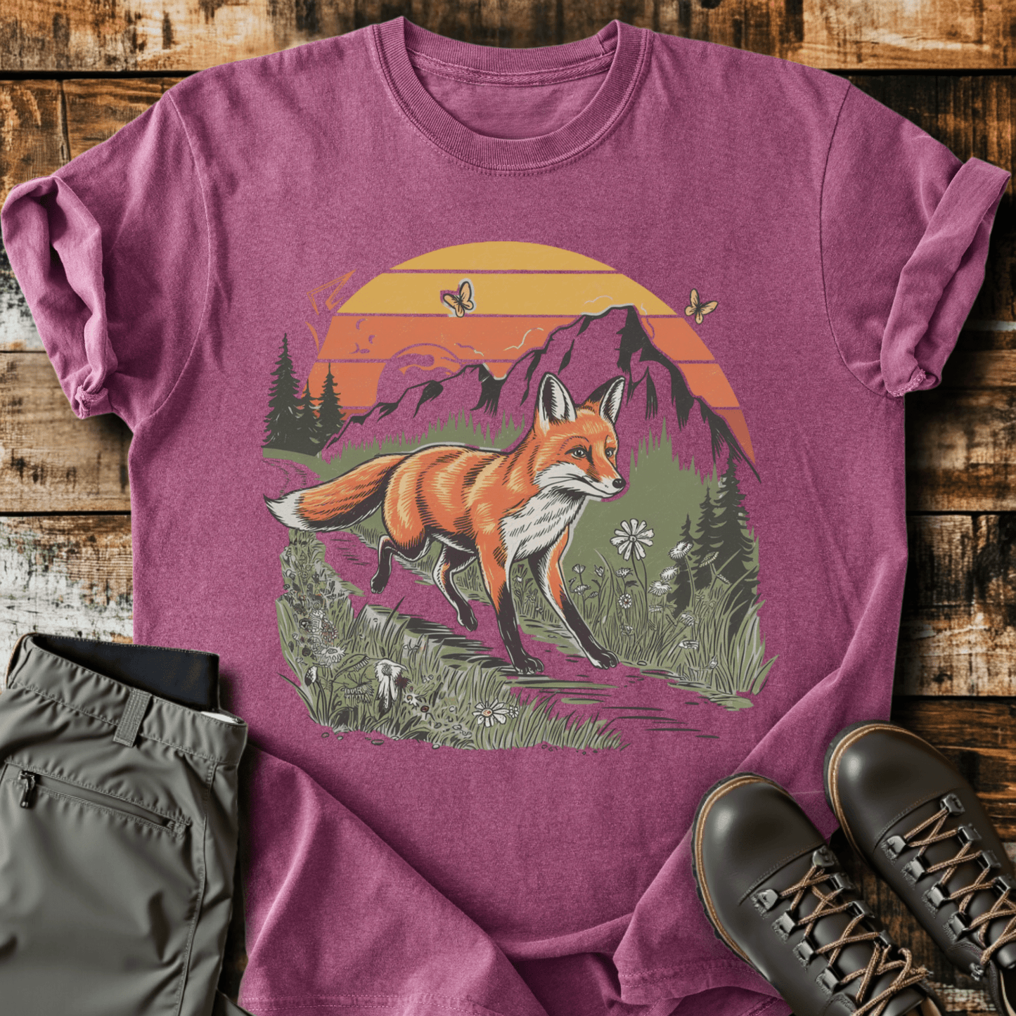 Retro Fox T-shirt