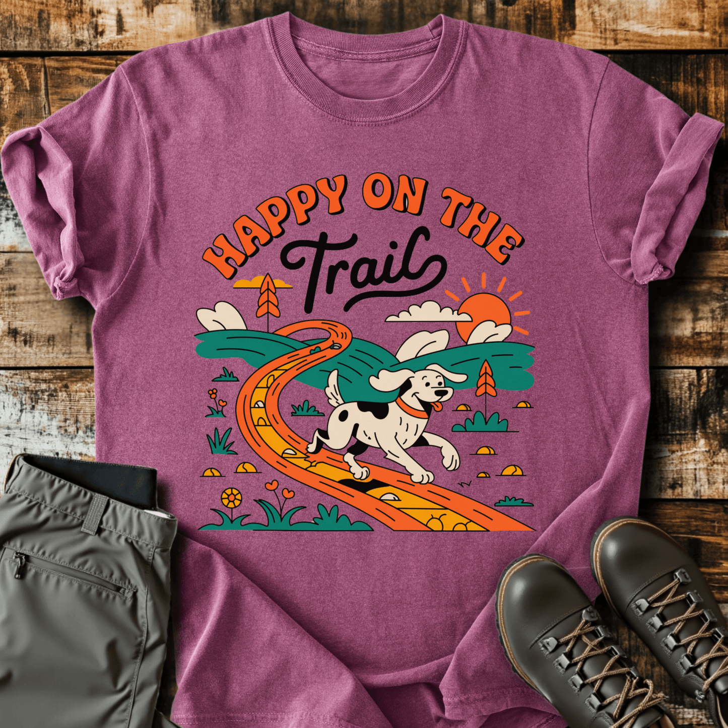 Happy On The Trail T-shirt