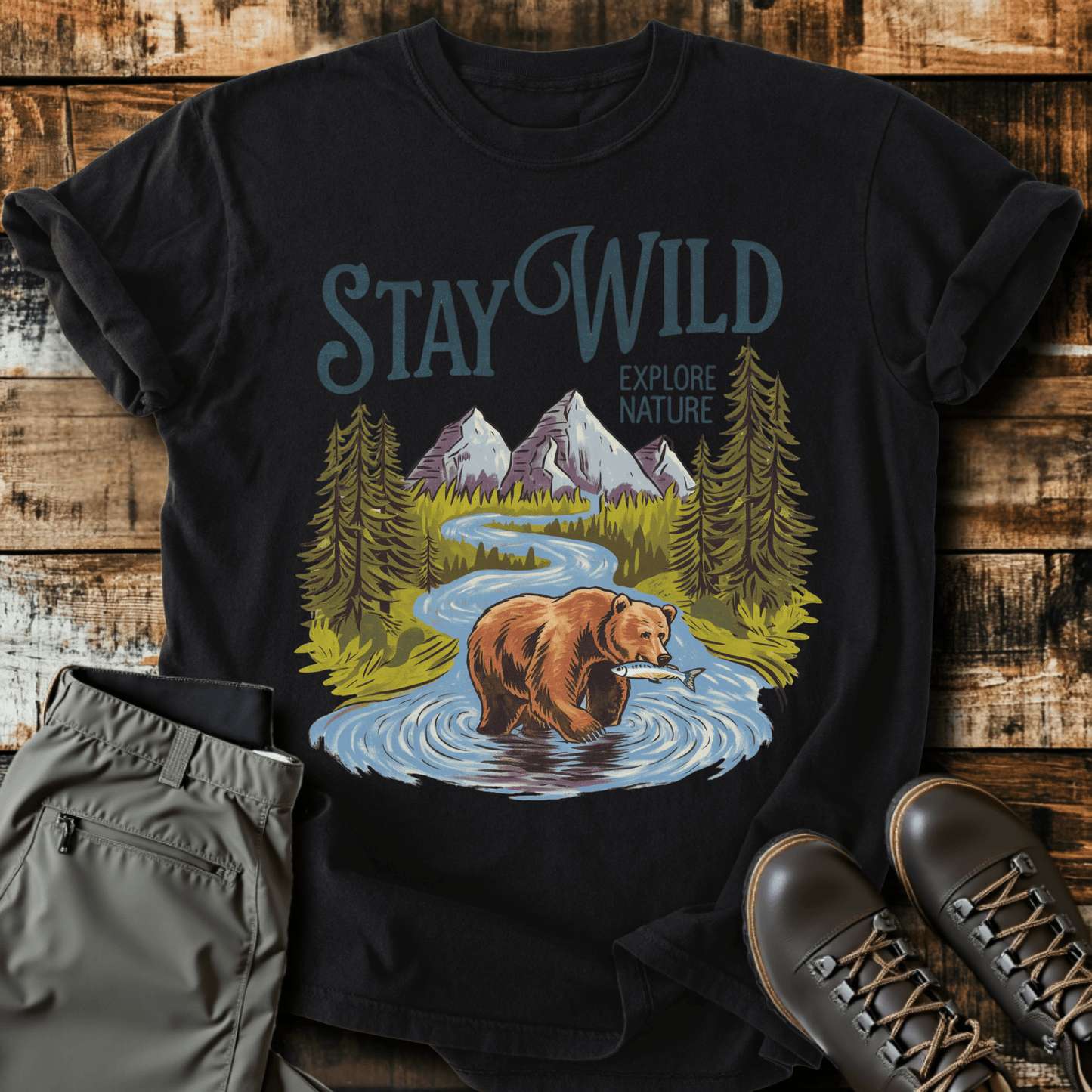 Hunting Bear T-shirt