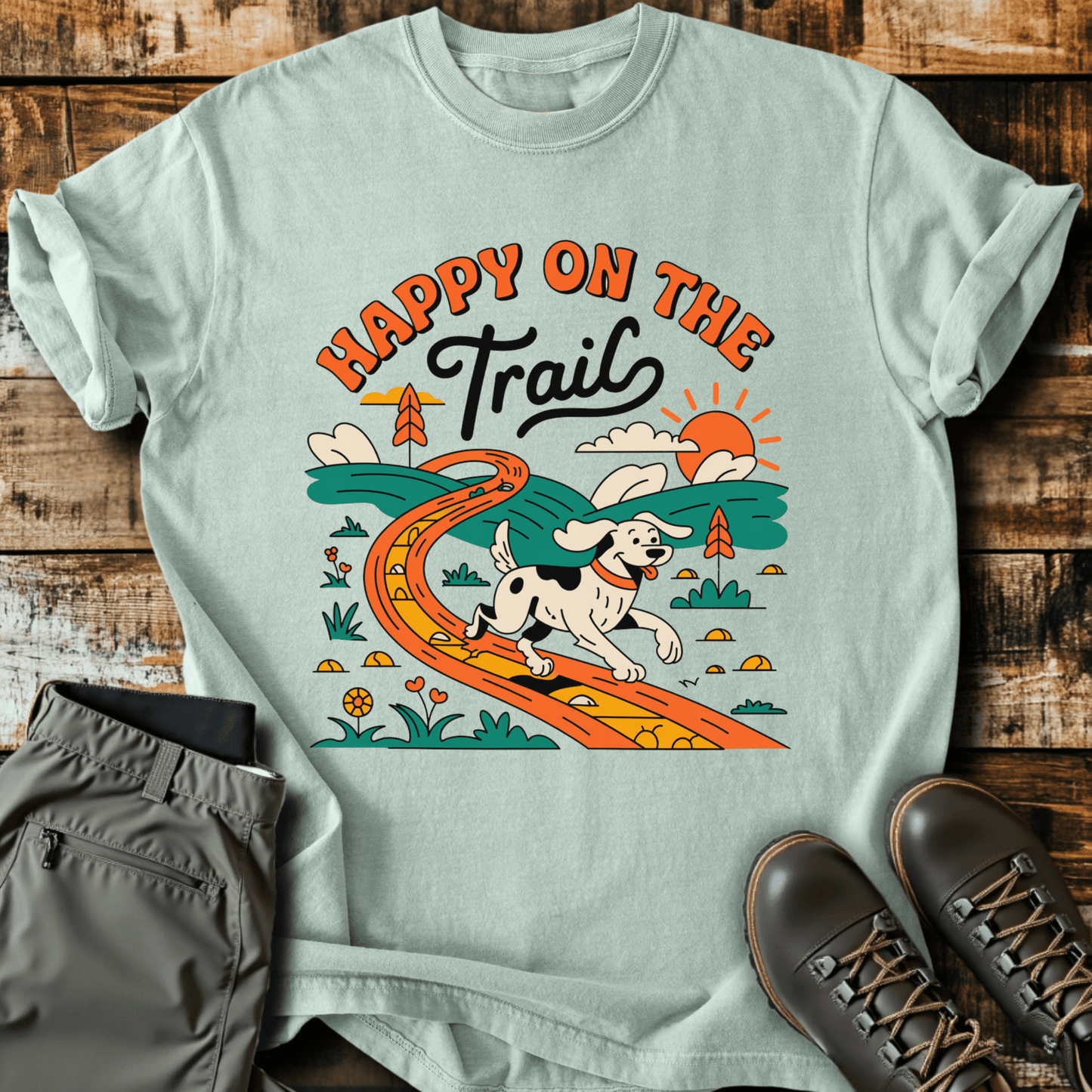 Happy On The Trail T-shirt