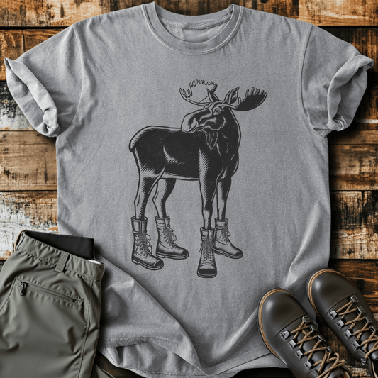 Moose In Boots T-Shirt
