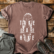 Take A Hike Boot Print T-shirt