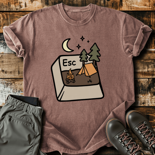 Escape Button T-Shirt