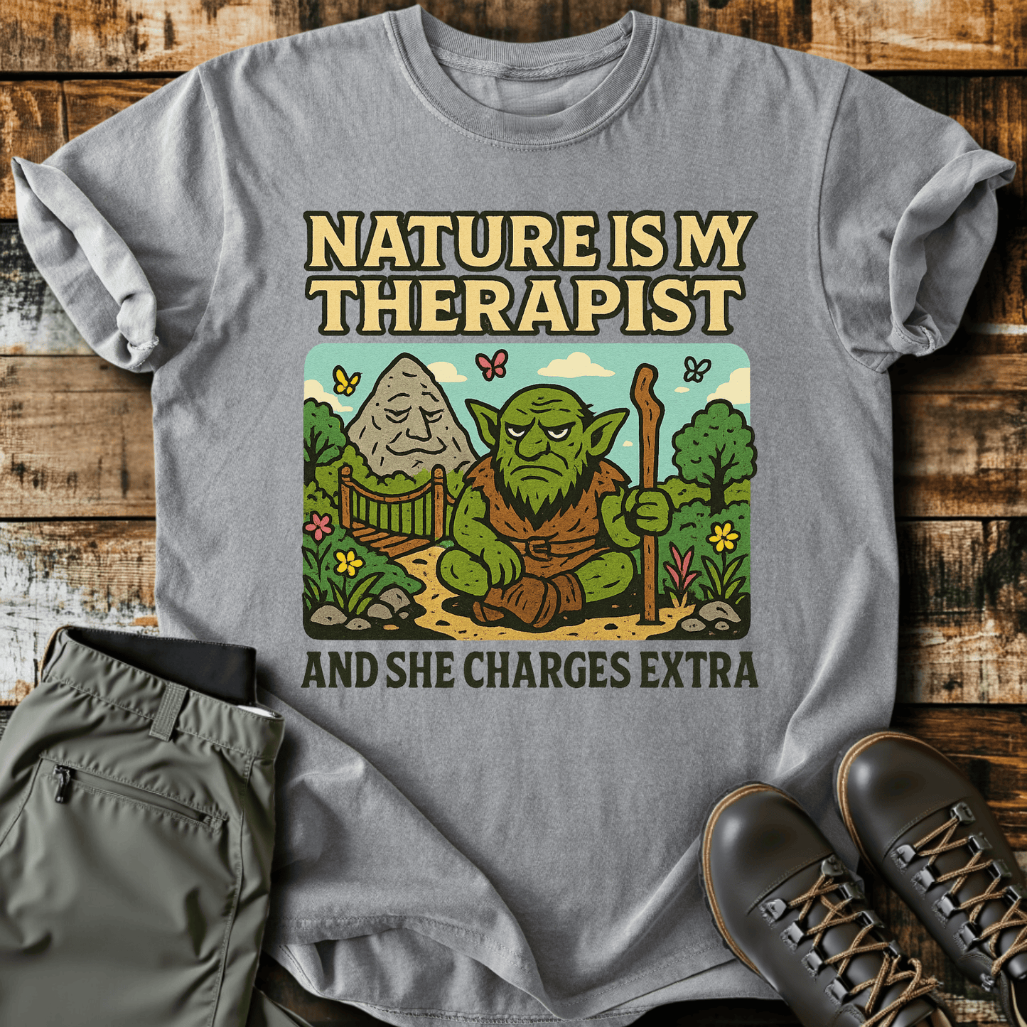 Nature Is My Therapist T-Shirt