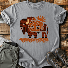 Geometric Bison T-Shirt