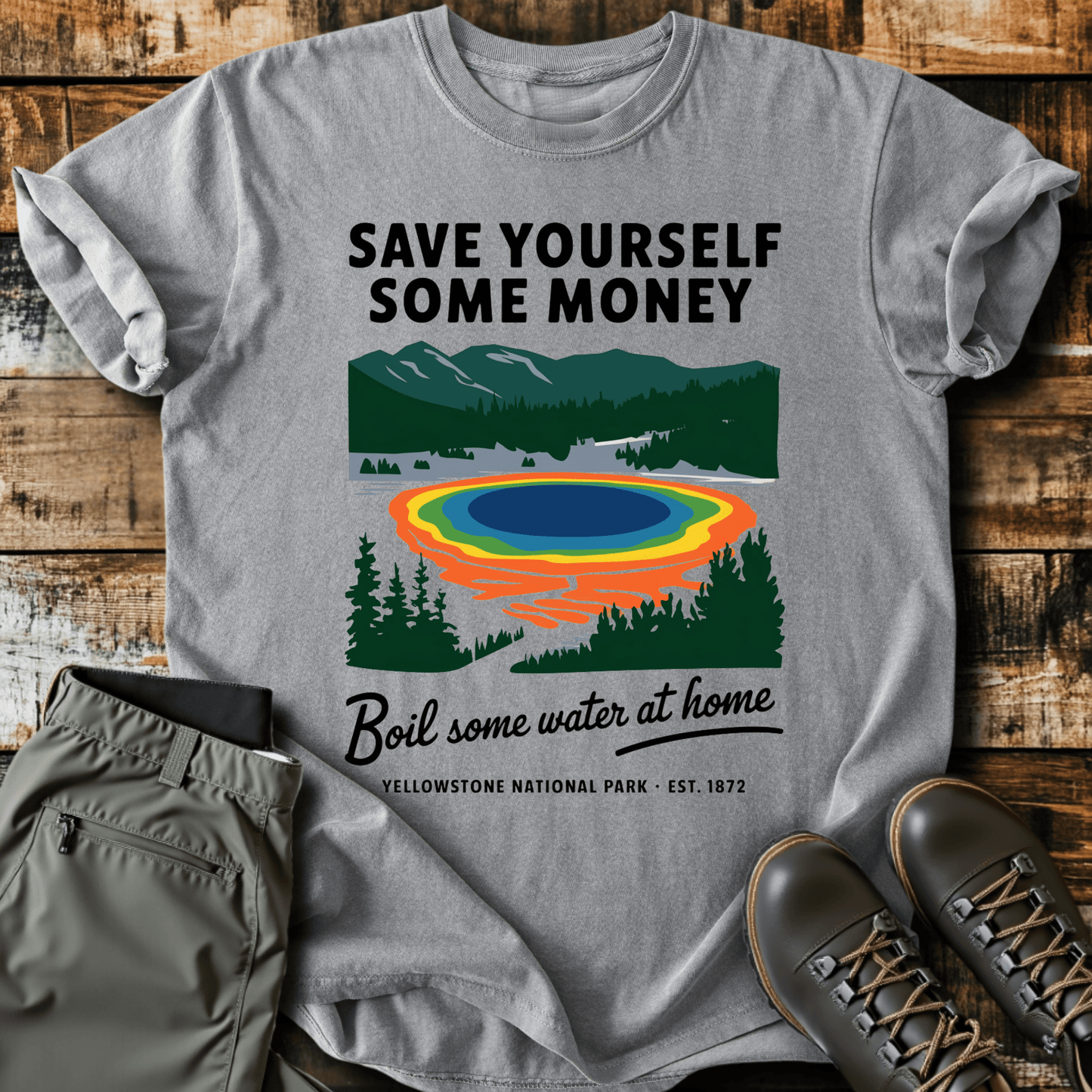 Boil Some Water At Home T-shirt