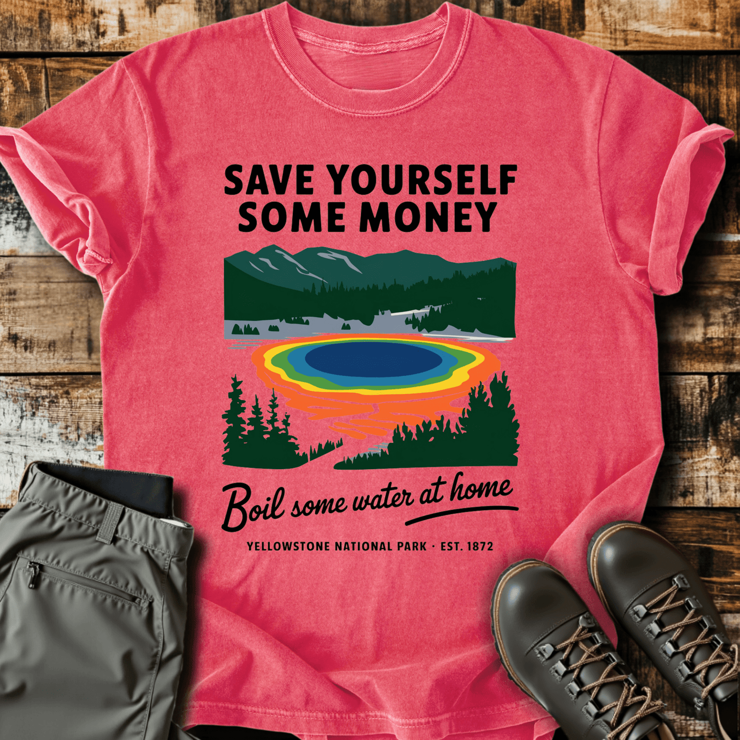 Boil Some Water At Home T-shirt