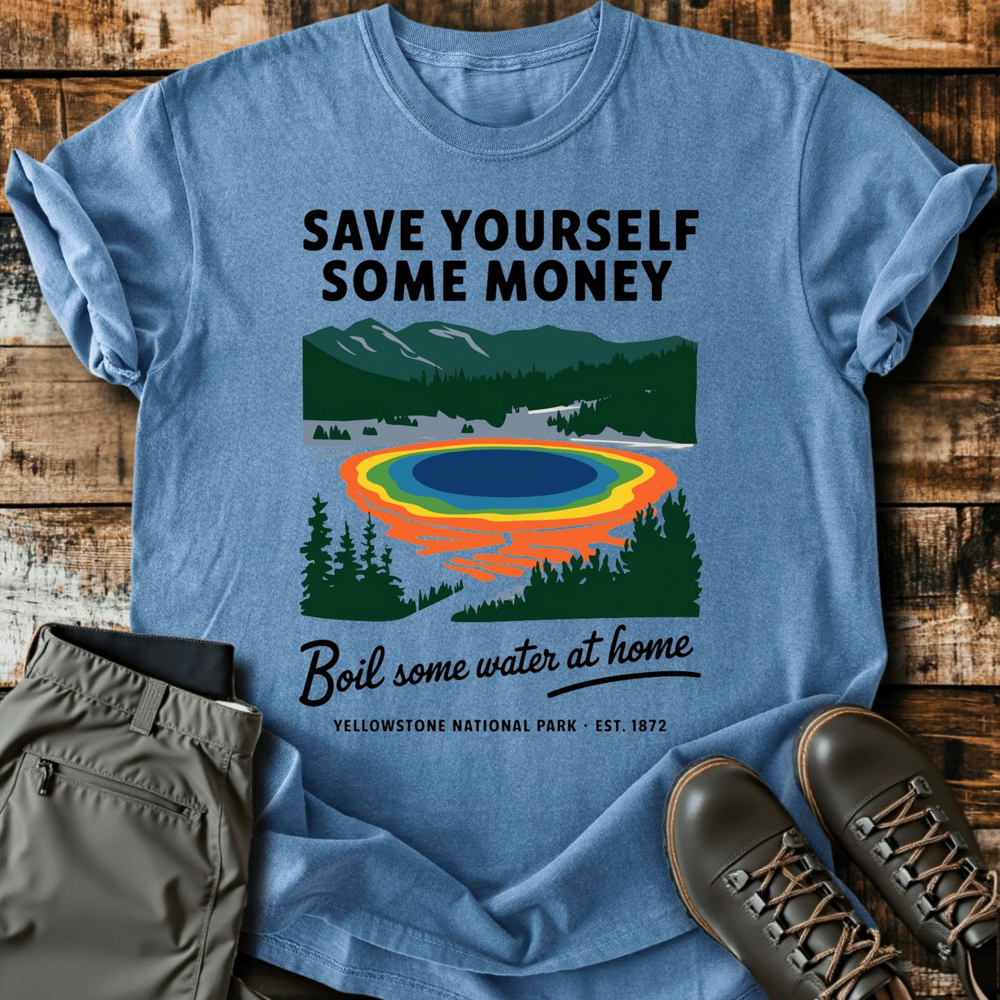 Boil Some Water At Home T-shirt