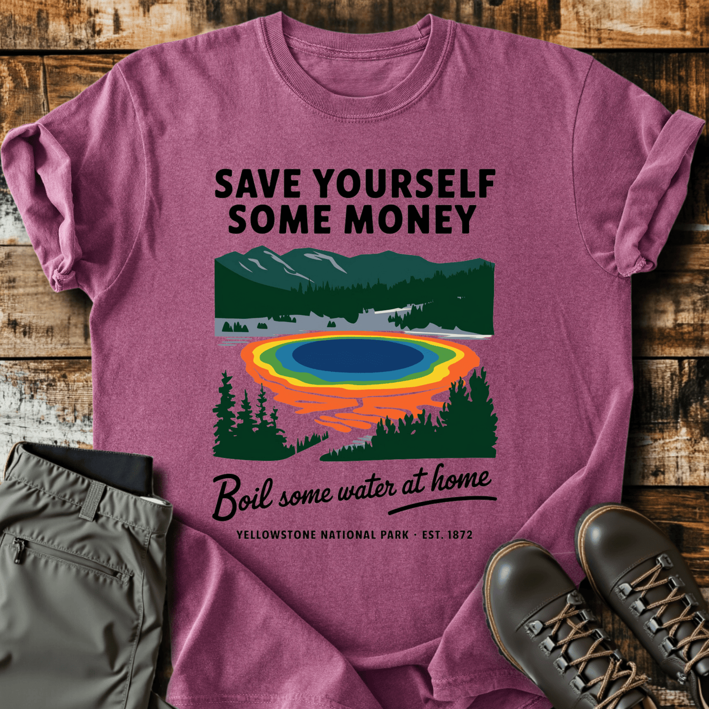 Boil Some Water At Home T-shirt