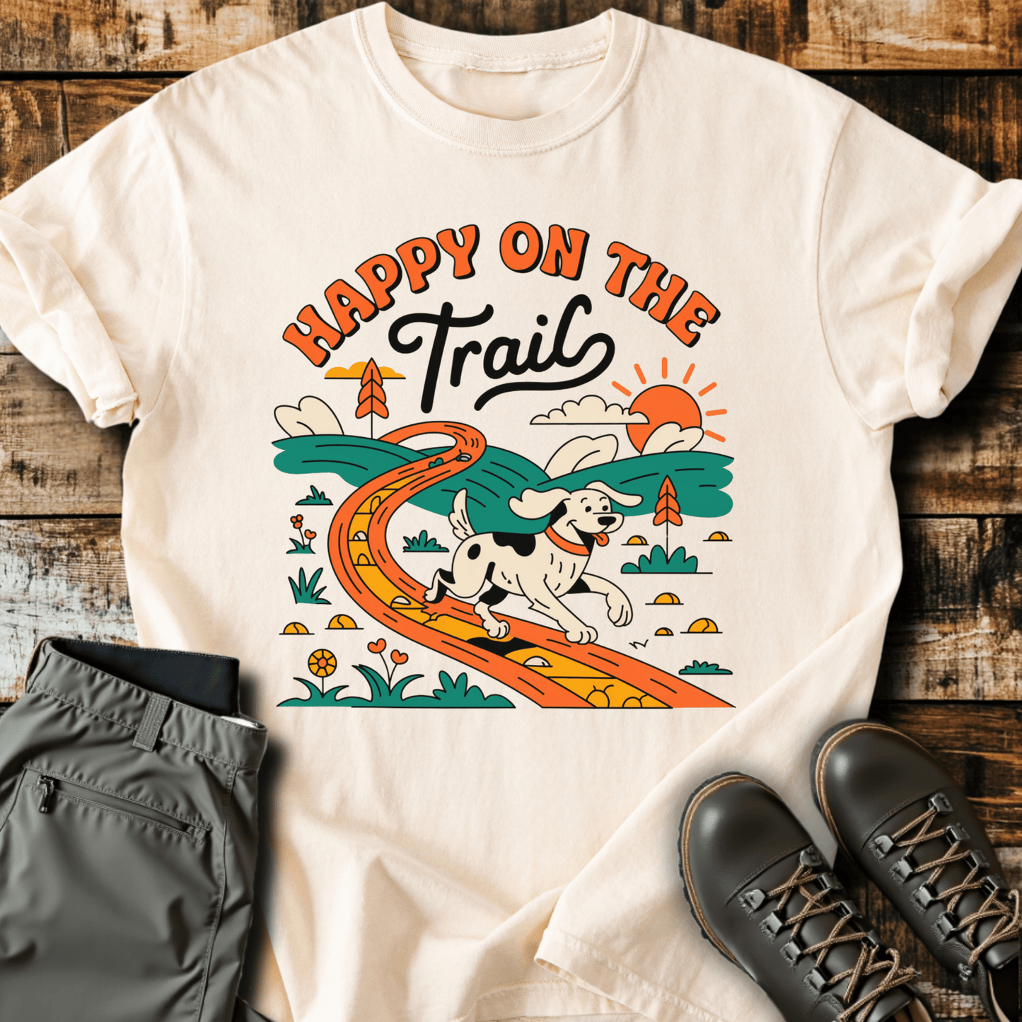 Happy On The Trail T-shirt