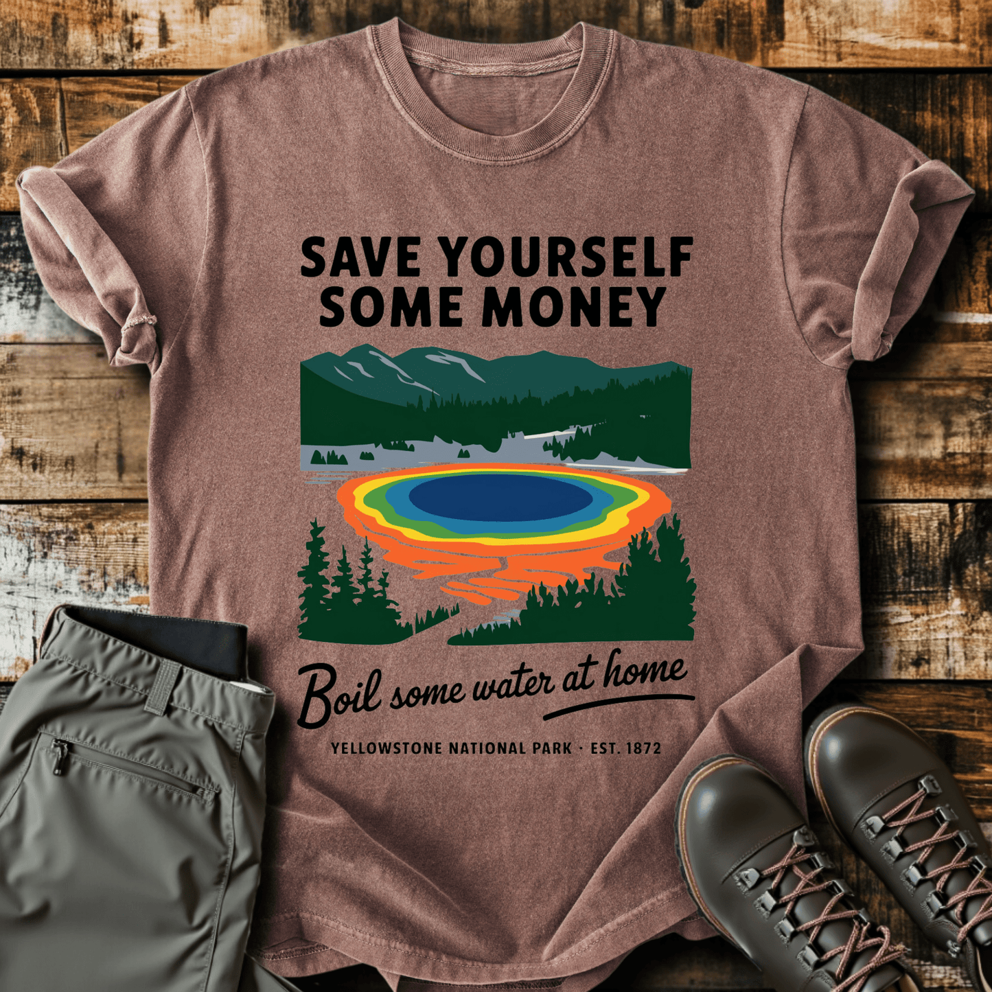 Boil Some Water At Home T-shirt