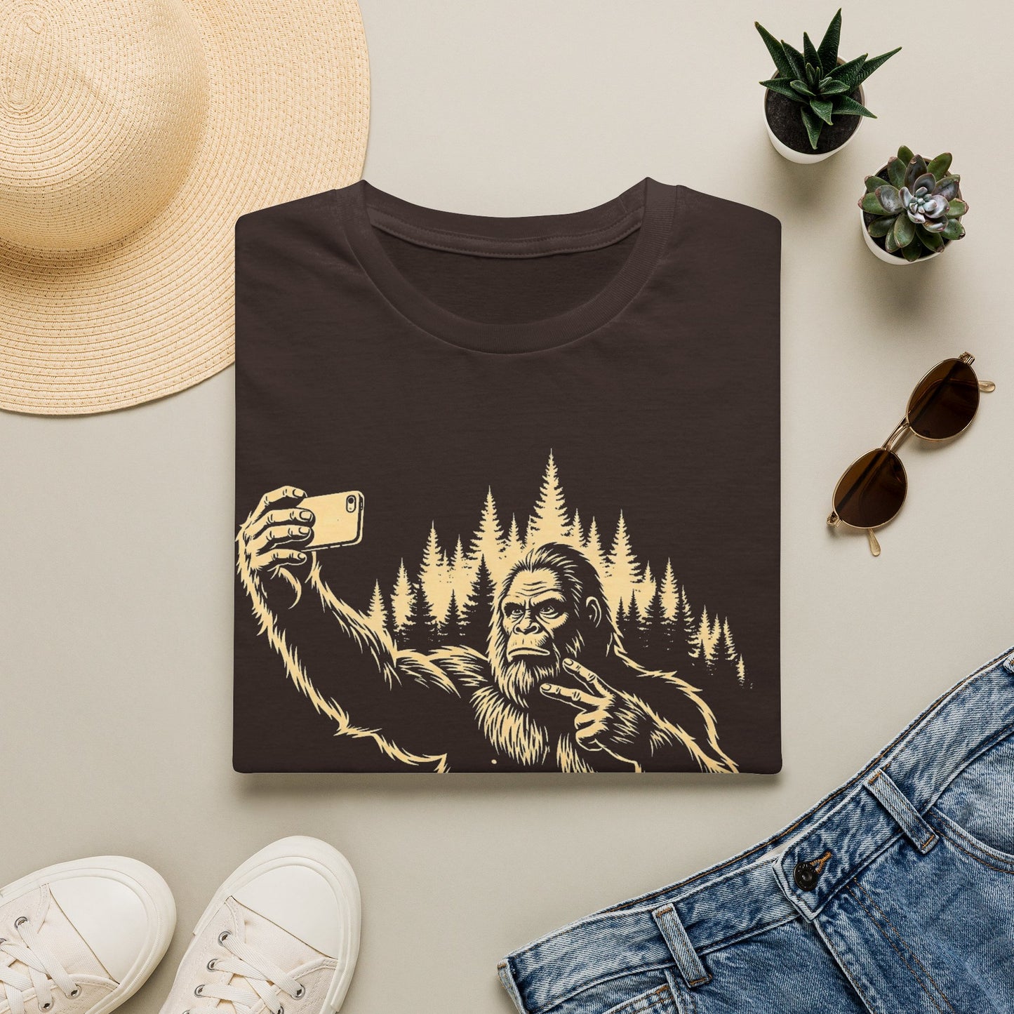 Bigfoot Selfie T-Shirt