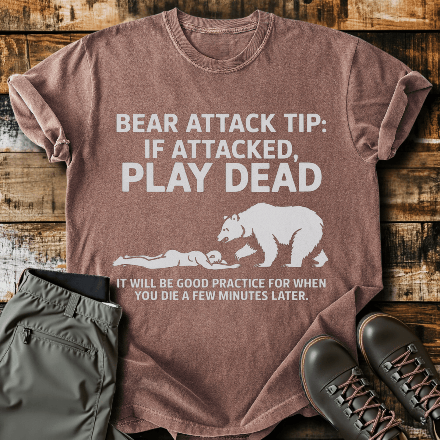 Bear Attack Tip T-shirt