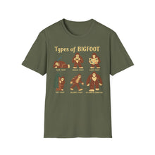 Types Of Bigfoot T-Shirt