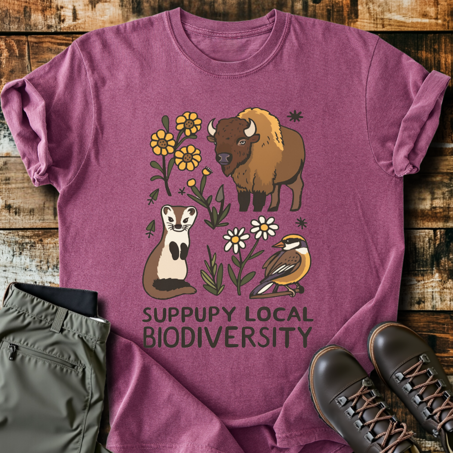 Support Local Biodiversity T-Shirt