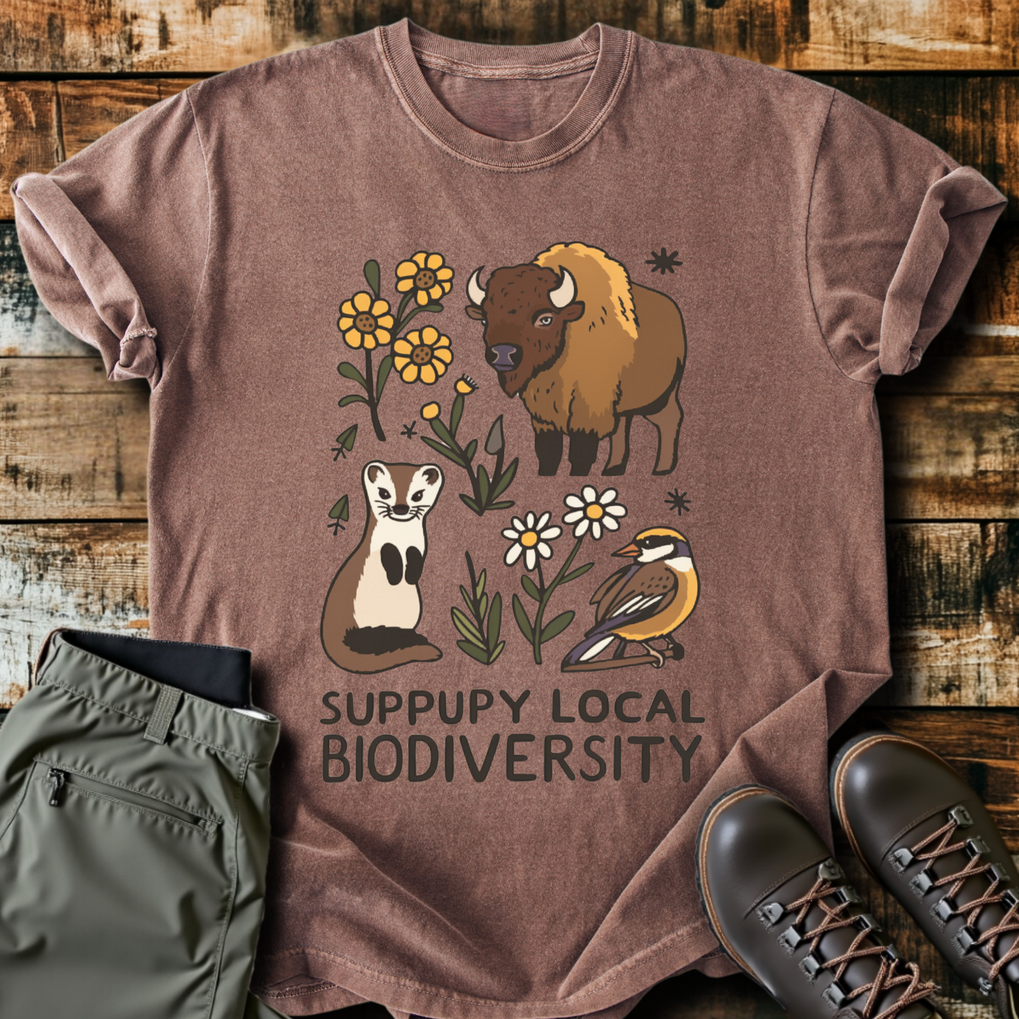 Support Local Biodiversity T-Shirt