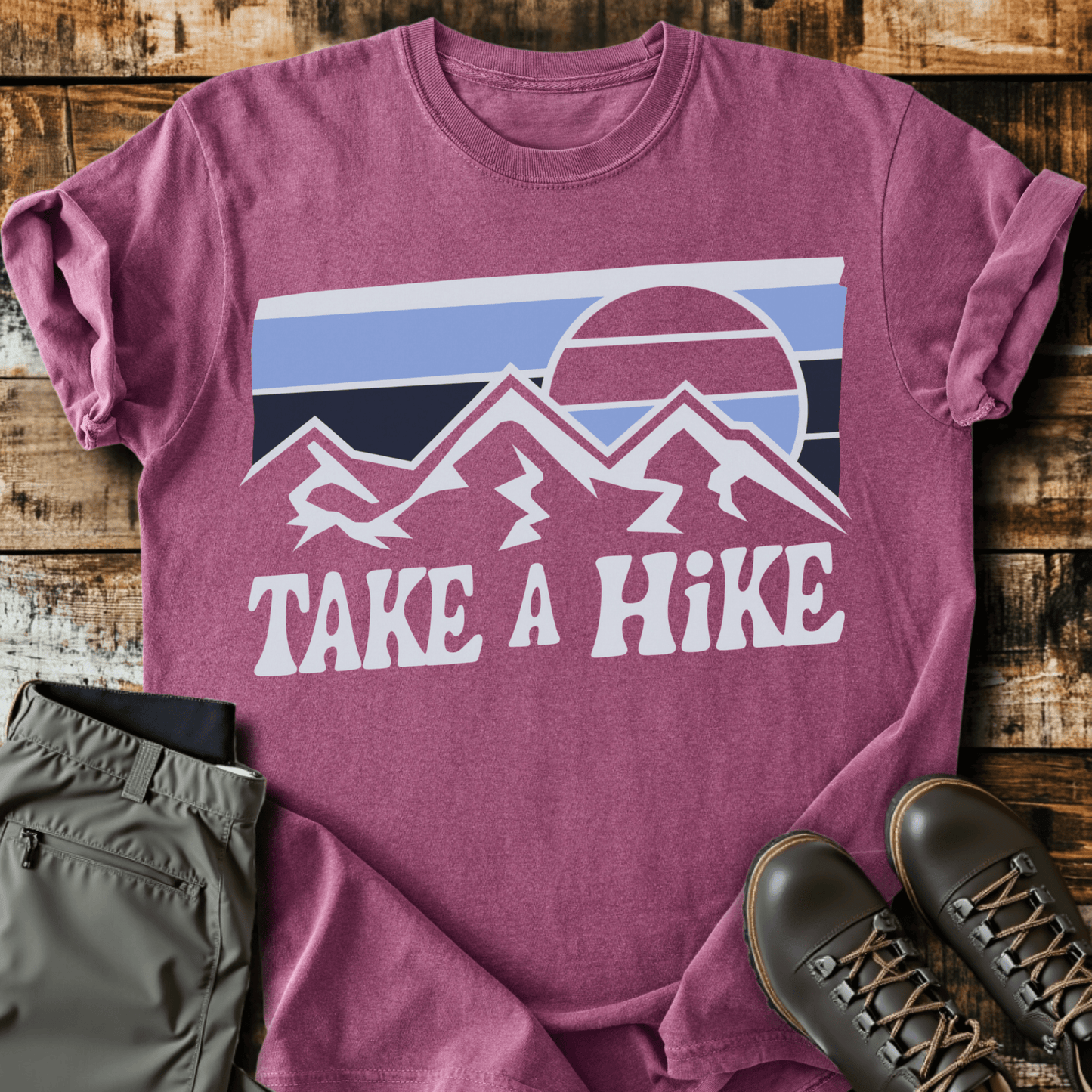 Take A Hike Retro T-shirt