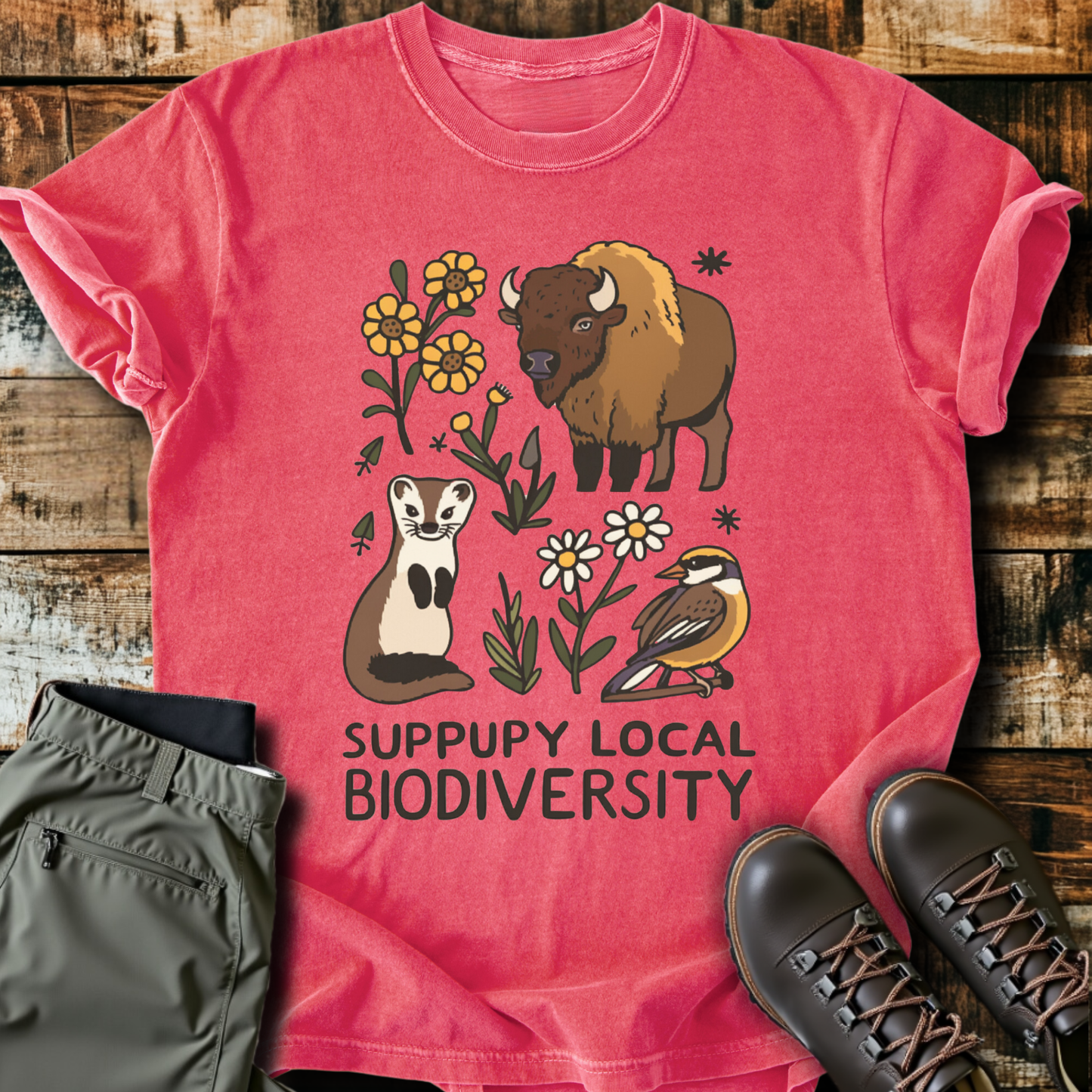 Support Local Biodiversity T-Shirt