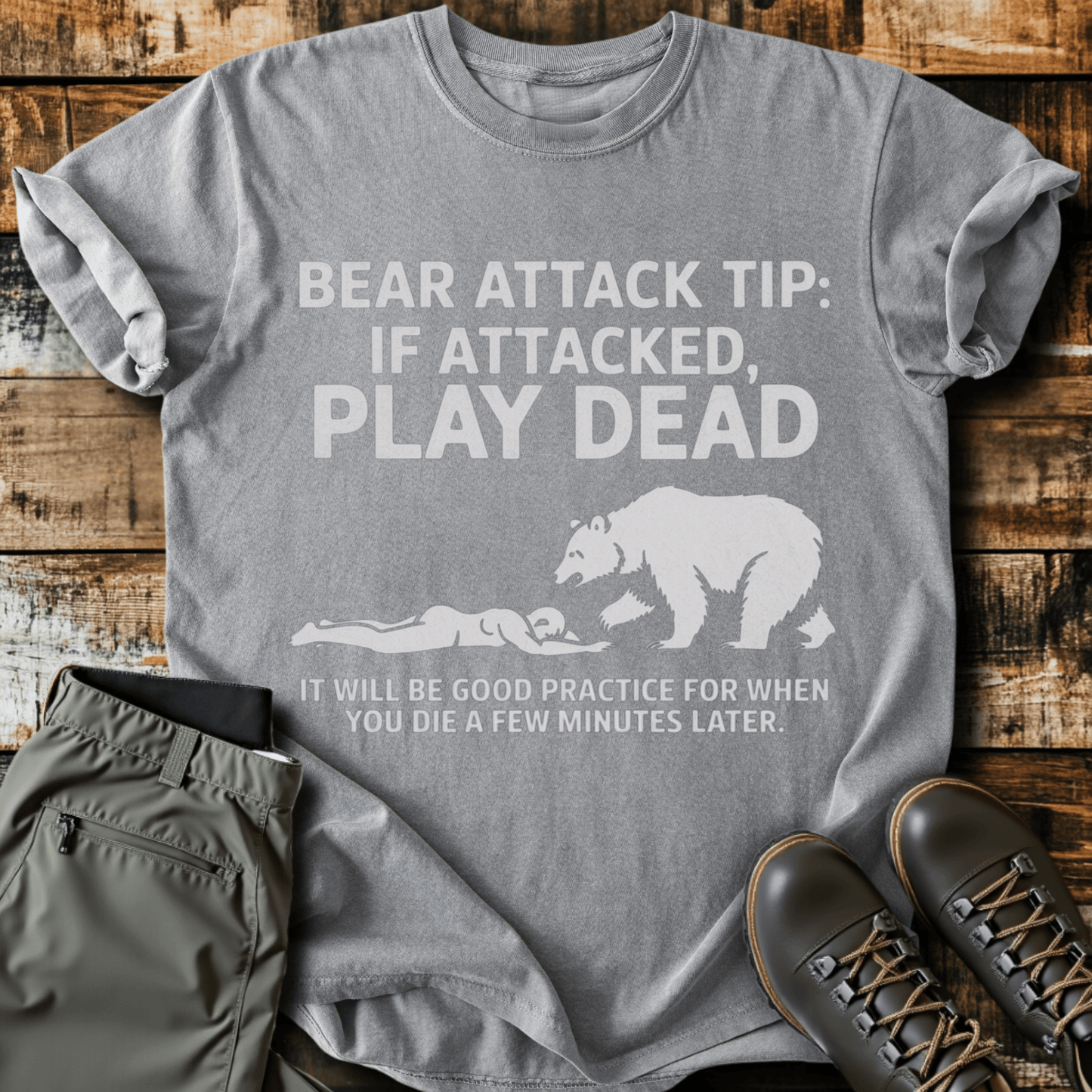 Bear Attack Tip T-shirt