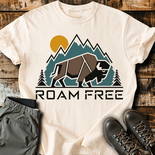 Geometric Roam Free T-shirt