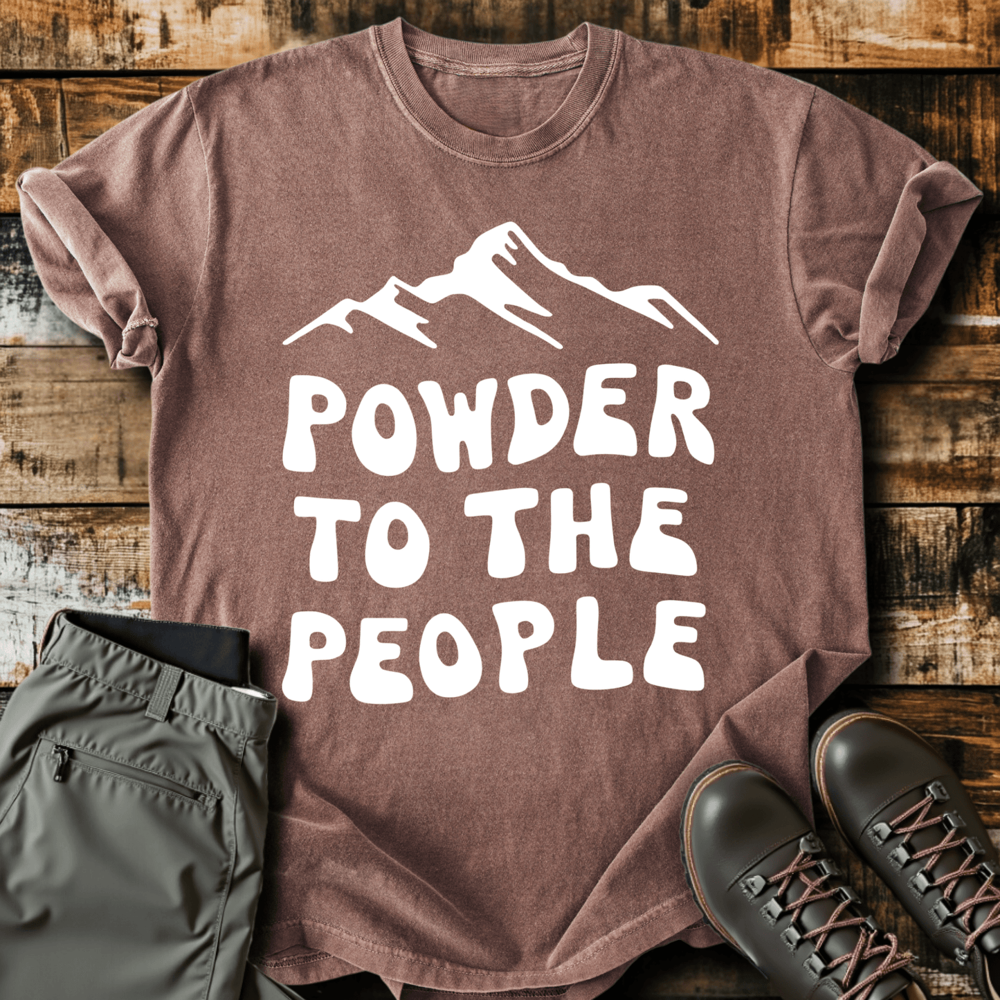 Powder To The People T-shirt