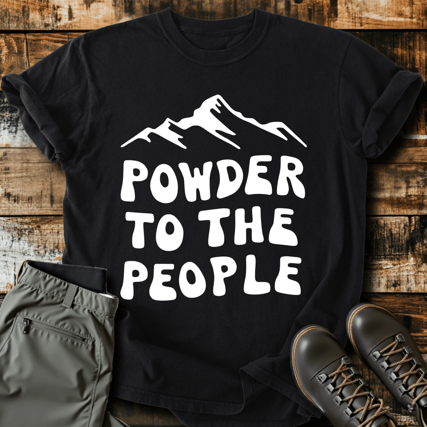 Powder To The People T-shirt