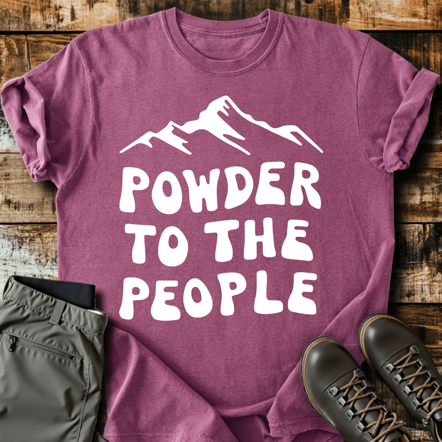 Powder To The People T-shirt