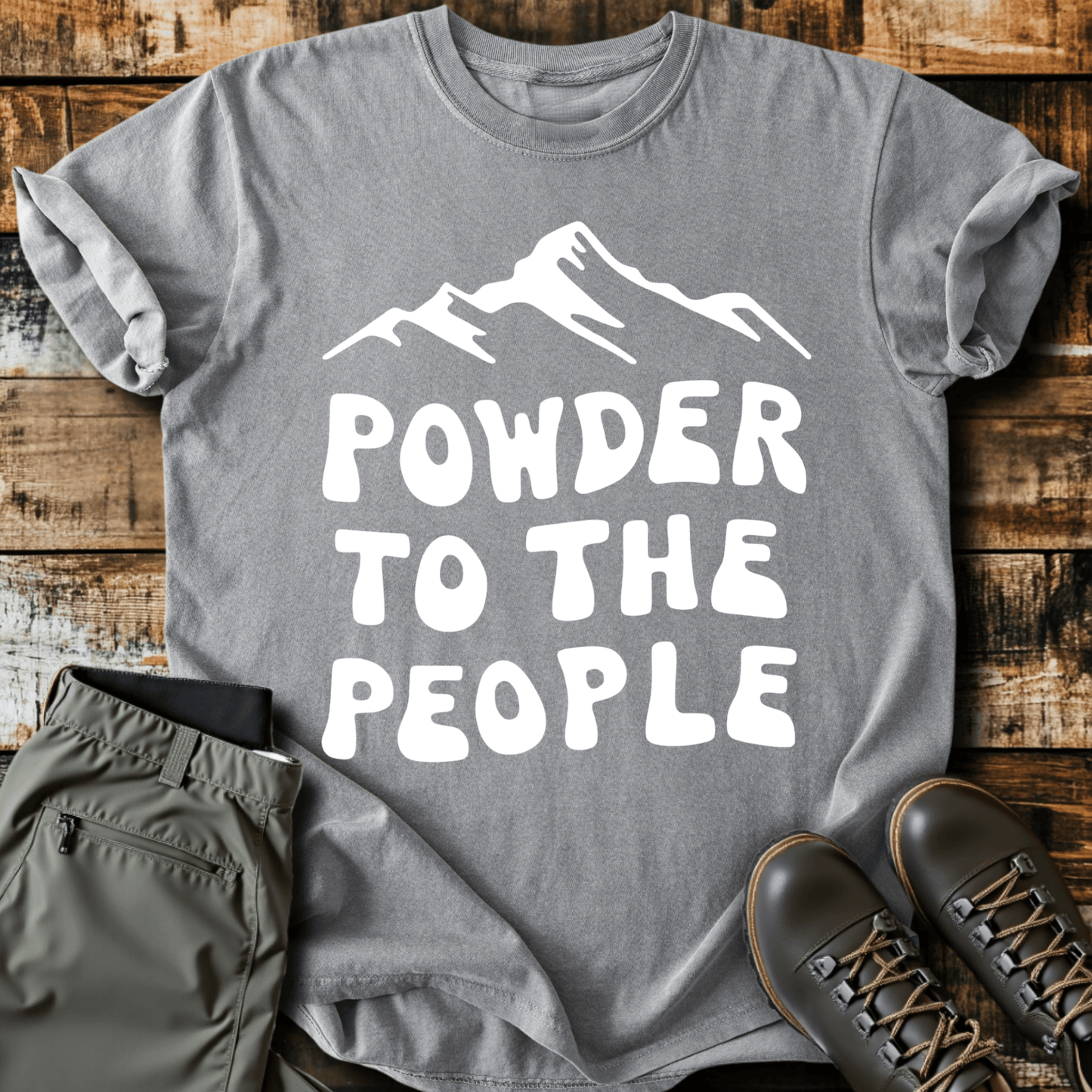 Powder To The People T-shirt