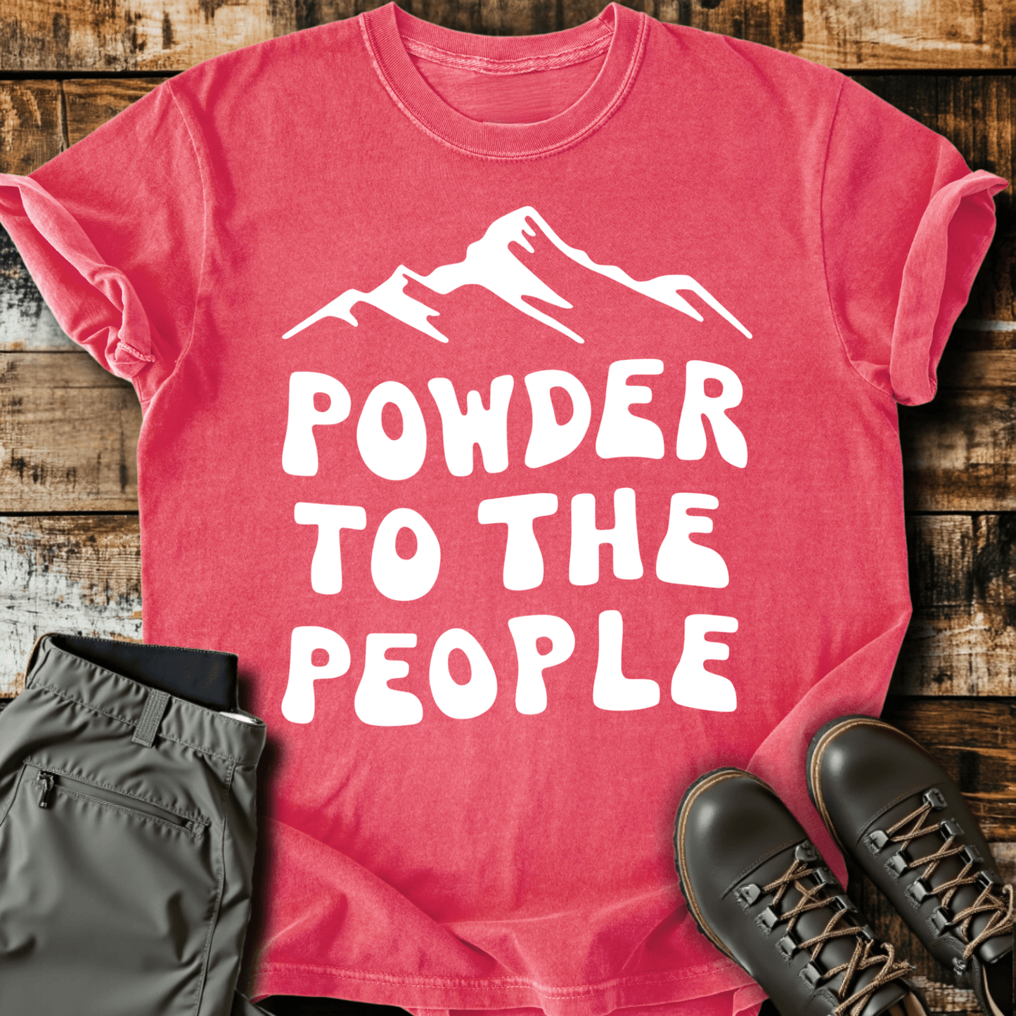 Powder To The People T-shirt