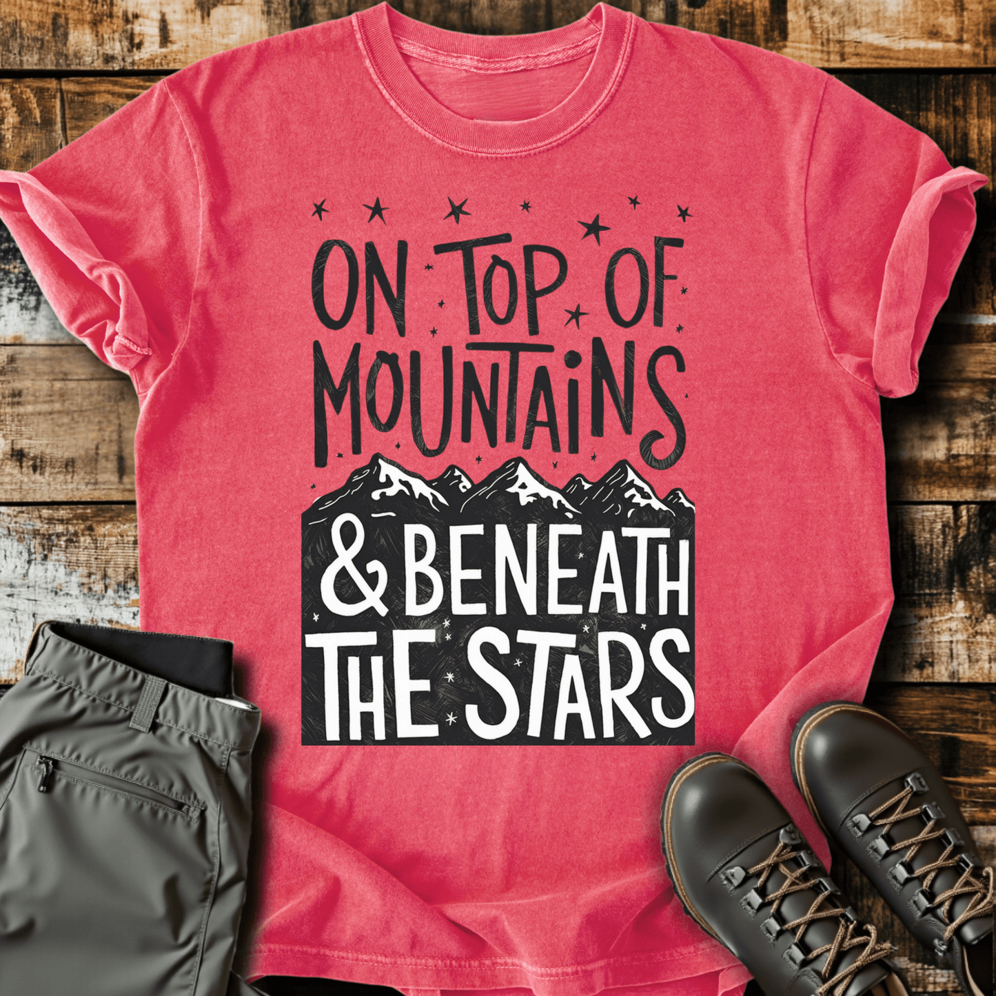 On Top Of The Mountains T-shirt