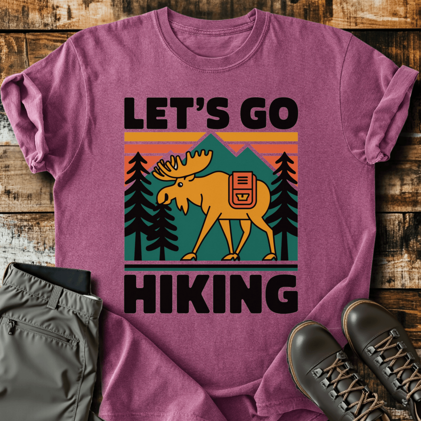 Let's Go Hiking T-shirt