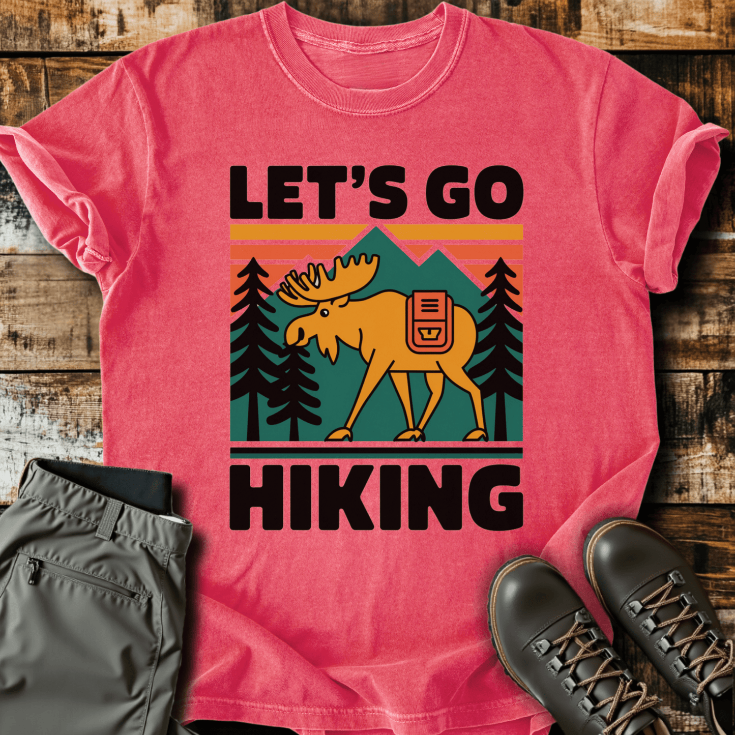 Let's Go Hiking T-shirt