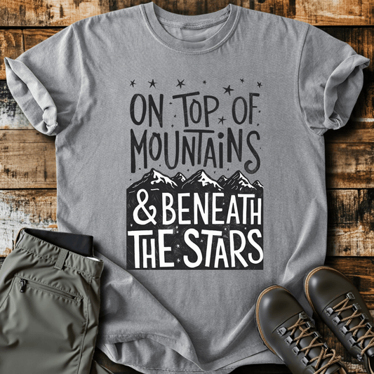 On Top Of The Mountains T-shirt