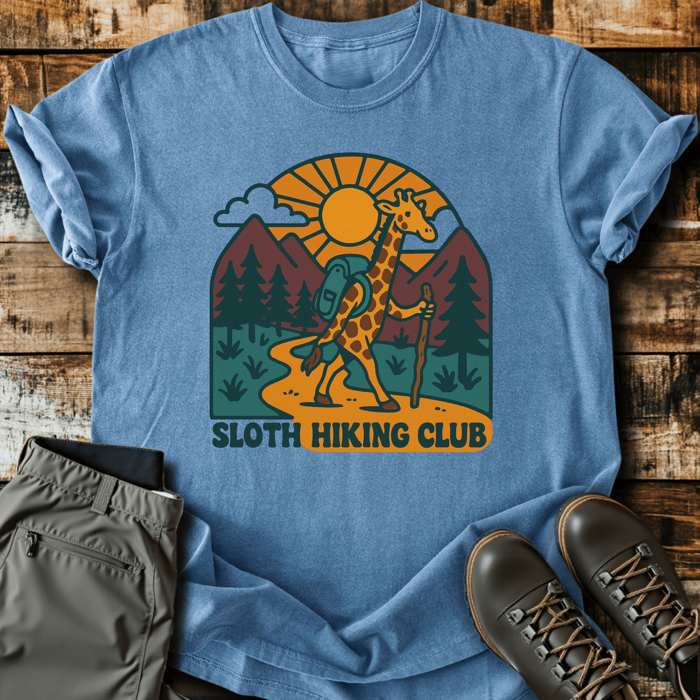 Giraffe Hiker T-Shirt