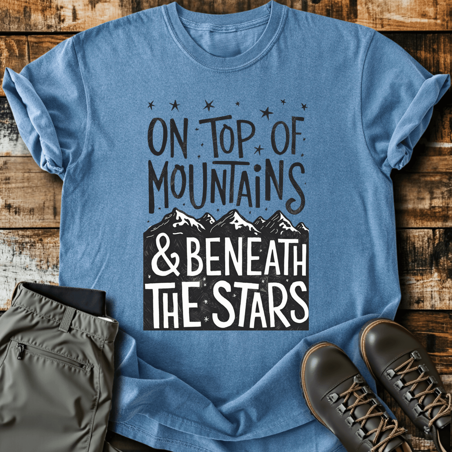 On Top Of The Mountains T-shirt