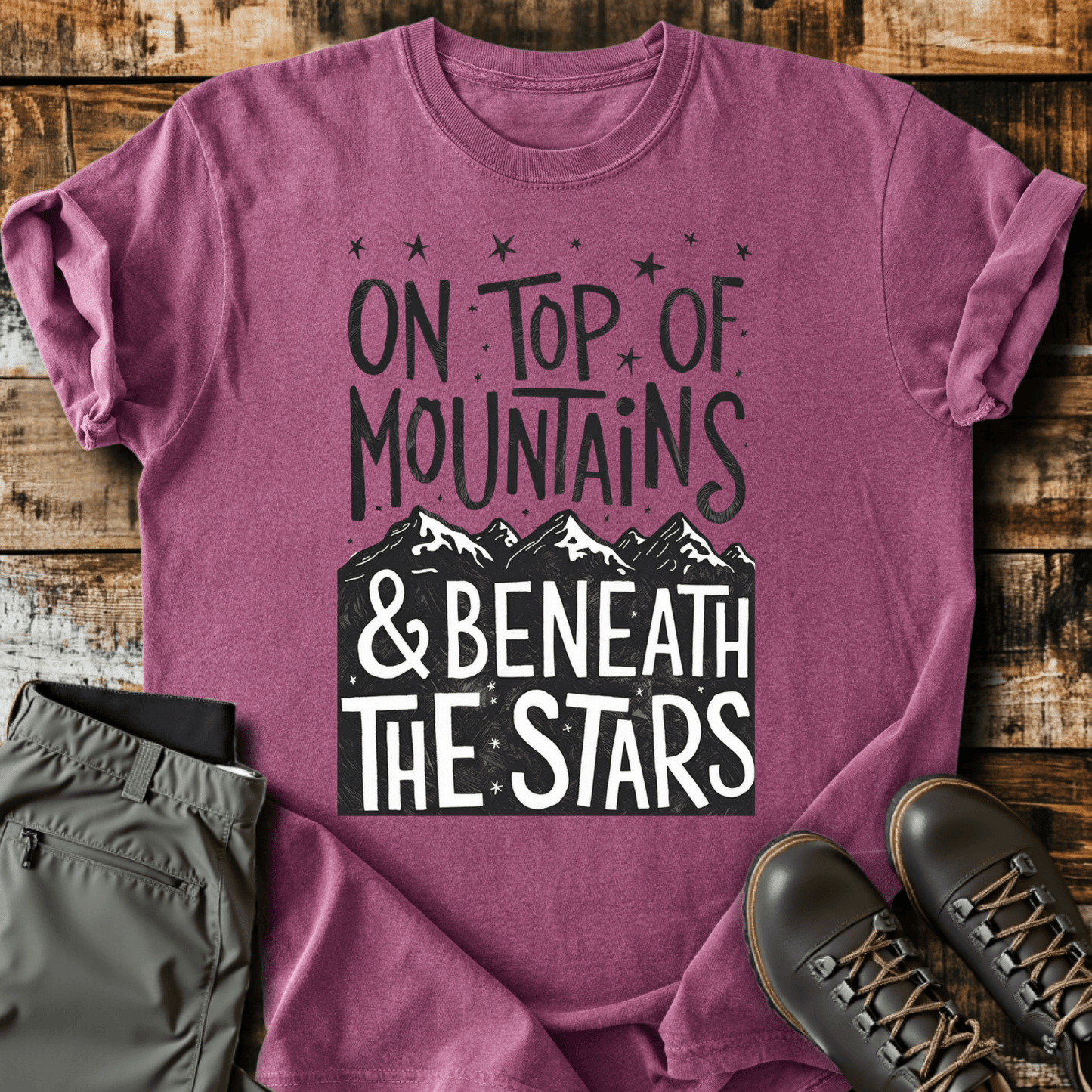 On Top Of The Mountains T-shirt