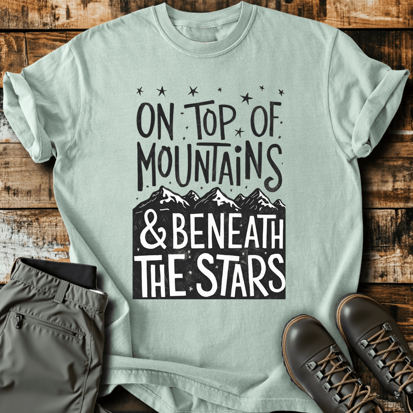 On Top Of The Mountains T-shirt