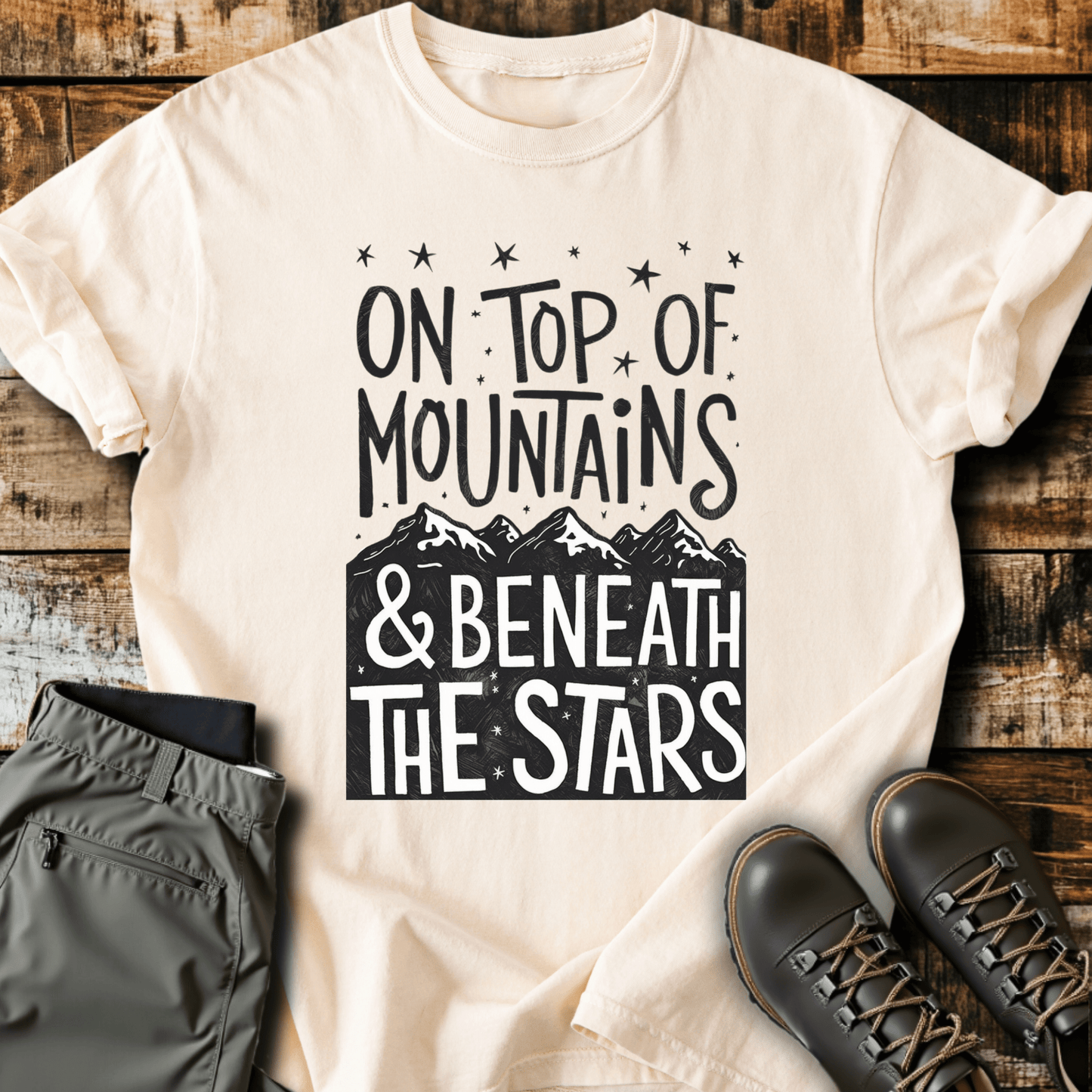 On Top Of The Mountains T-shirt