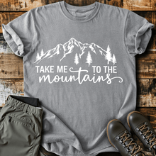 Take Me To The Mountains Script T-Shirt
