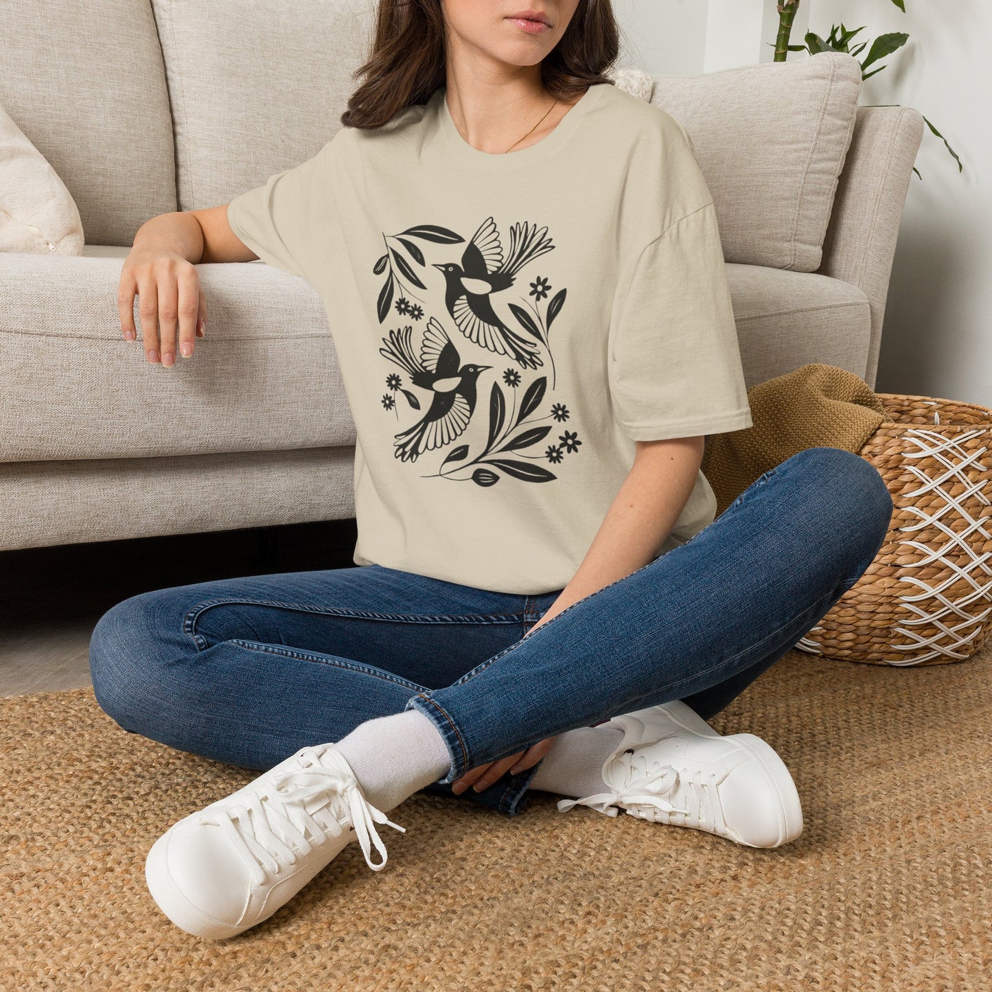 Birds & Flowers T-Shirt