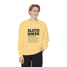 Sloth Hiker Definition Sweatshirt