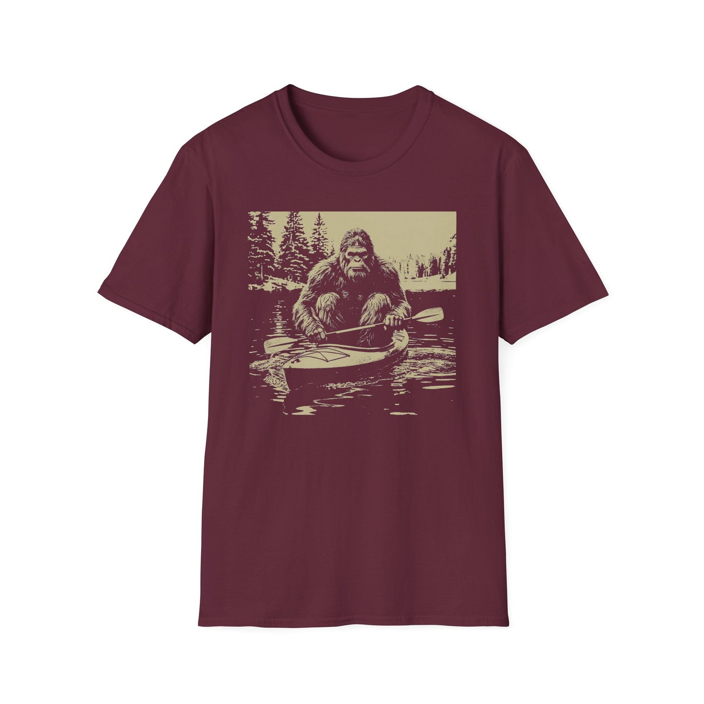 Bigfoot Canoeing T-Shirt