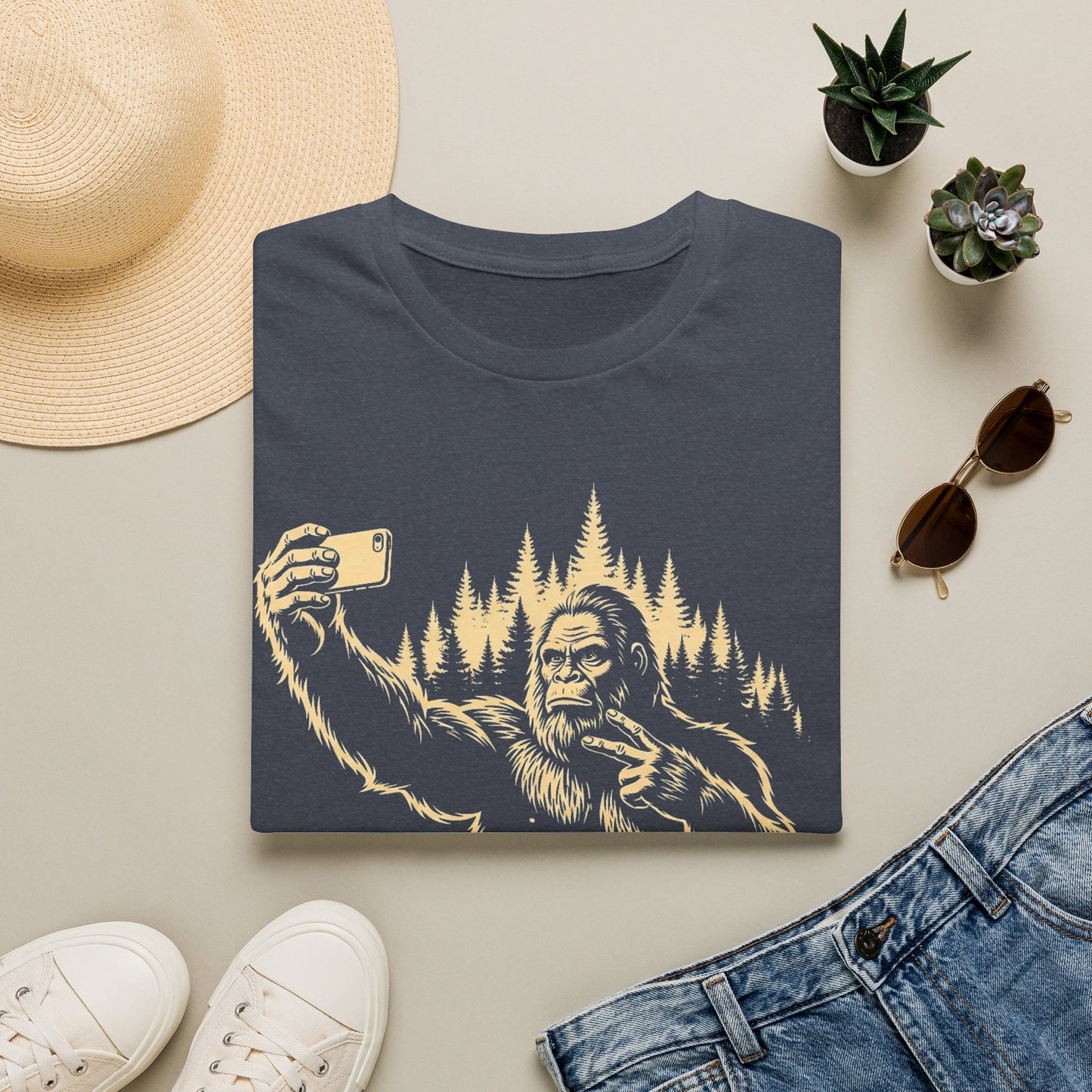Bigfoot Selfie T-Shirt