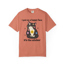 I Put On A Happy Face It's The Sticker T-Shirt
