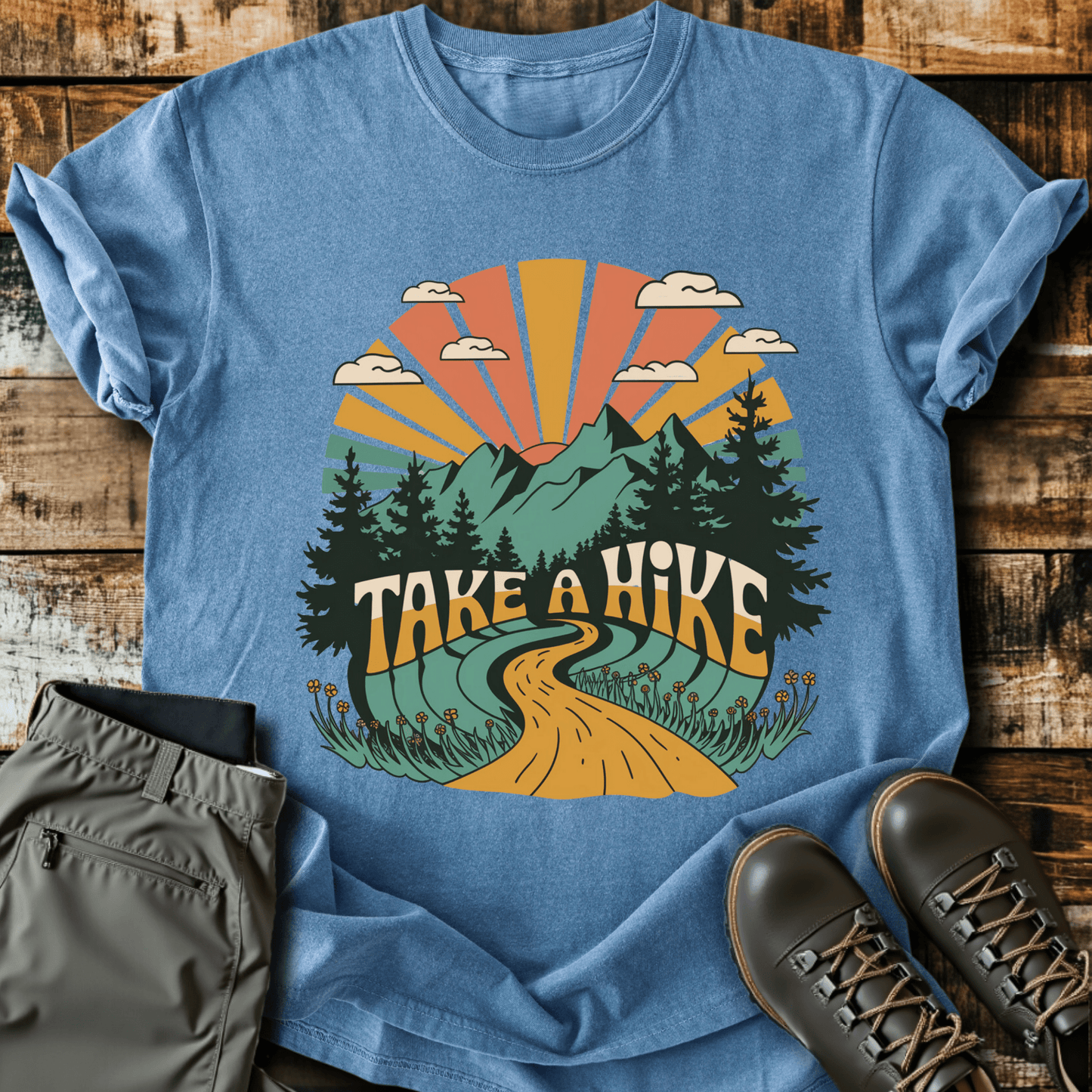 Retro Take A Hike T-shirt