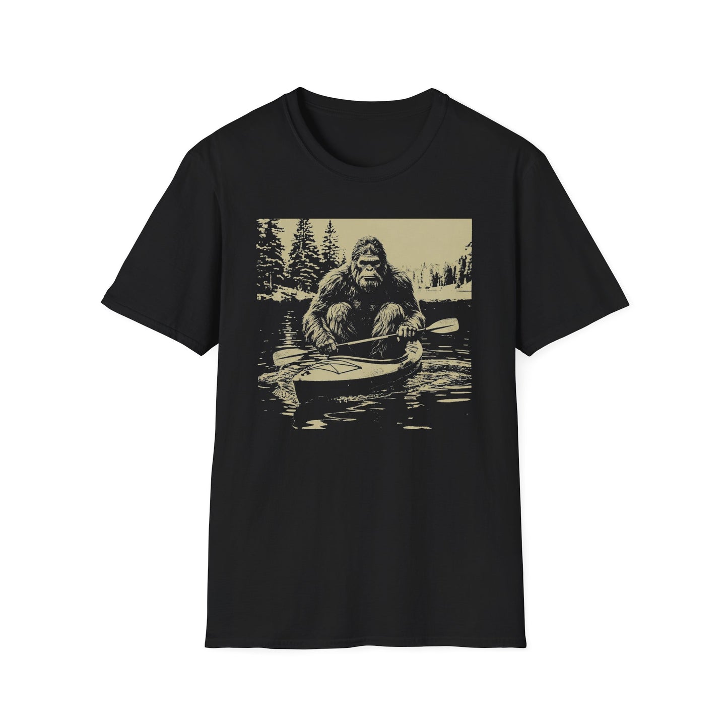 Bigfoot Canoeing T-Shirt